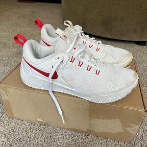 Nike Women's Zoom HyperAce 2 Volleyball Shoes White/Red